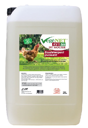 Очищувач з концентрованими пінами VEGENET AVI BIO DT MOUSSE 25 л